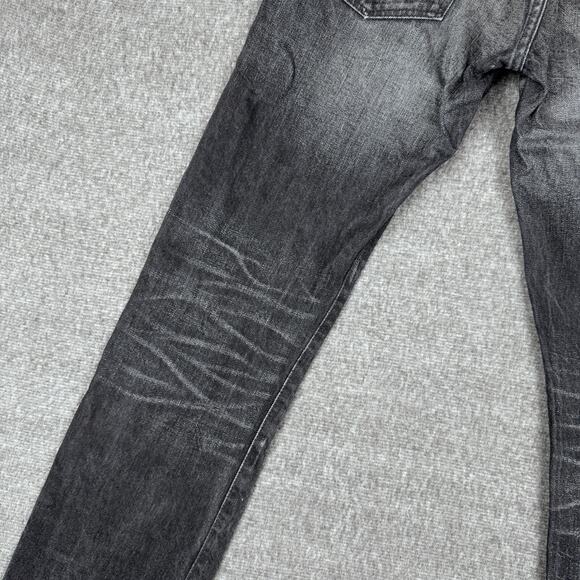RRL Selvedge Jeans‎ Men's 28x30 Black Japanese Denim Straight Leg Faded USA - Picture 10 of 15